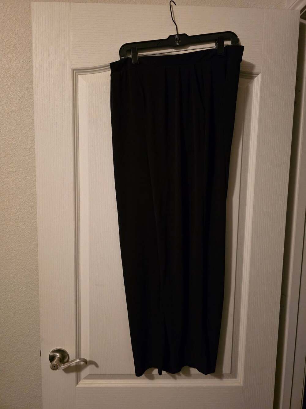 Zenana Black Relaxed Fit Casual Pants Size 1X